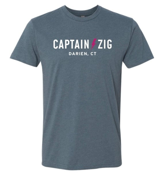 Captain Zig Logo Shirt - Indigo