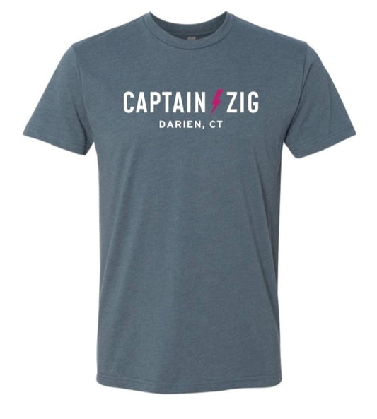 Captain Zig Logo Shirt - Indigo